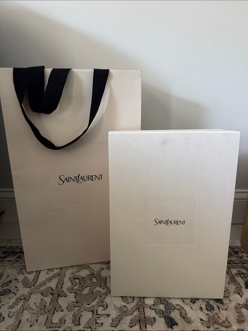 Brand New YSL Saint Laurent Gift Bag Shopping Purse Box New